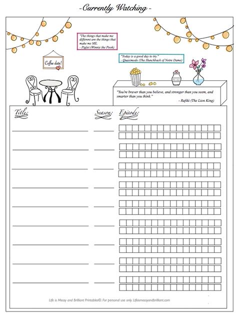 bullet-journal-currently-watching-printable-2016-10-27-00-36-38 Bullet Journal Netflix, Free Bullet Journal Printables, Series Tracker, Movie Tracker, Tracker Bullet Journal, How To Bullet Journal, Bullet Journal Page, Bullet Journal Key, Organization Bullet Journal