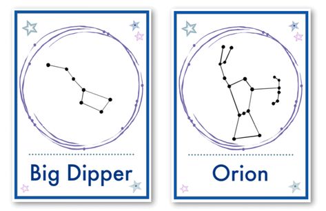 Constellation Templates Free Printable, Constellation Cards Free Printable, Real Witchcraft, Constellation Activities, Constellation Craft, Constellation Chart, Dark Psychology, Free Homeschool Curriculum, Space Unit