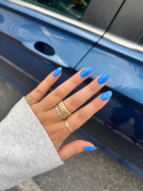 Nails 2023 Solid Color, Acrylic One Color Nails, Plain Holiday Nails Summer, Nail Ideas Full Color, Plain Colorful Nails, Plain Colored Acrylic Nails, Summer Nails Single Color, Nails For First Day Of School, Nails Block Colour