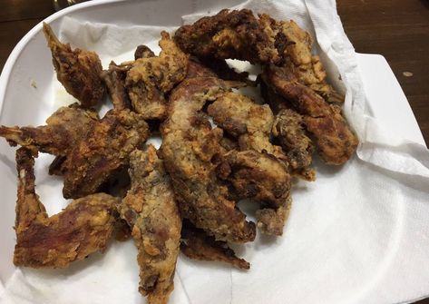 Fried Squirrel, Squirrel Recipe, Squirrel Recipes, How To Cook Rabbit, Power Cooker Recipes, Fried Rabbit, Rabbit Recipes, Squirrel Food, Crispy Wings