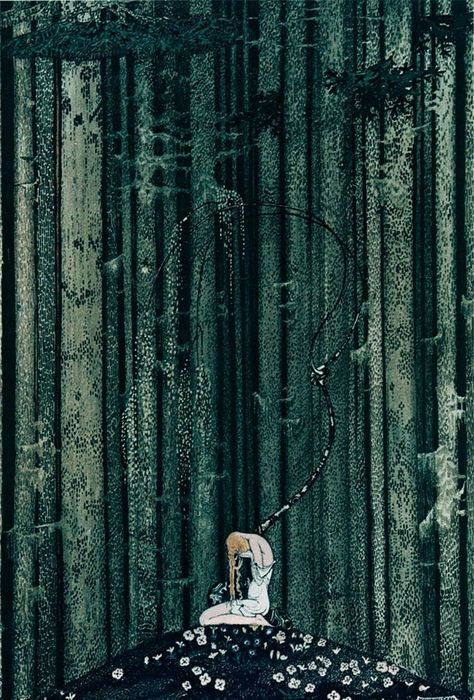 Kay Nielsen Kay Neilson, Kay Nielsen, Dark Fairytale, Pretty Wallpapers Tumblr, Tate Gallery, Fairytale Illustration, 다크 판타지, Magical Art, Fairytale Art