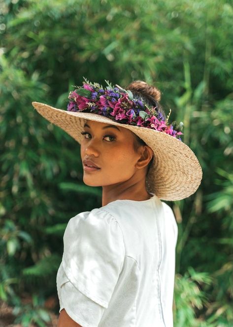 Pikoʻole Pāpale Hawaiian Crownless Hat (Full Brim) Hawaiian Hats, Girls Holding Hands, October Fashion, Dating Girls, Hat Ideas, Fancy Hats, Inspo Board, Golden Color, Butterfly Wings