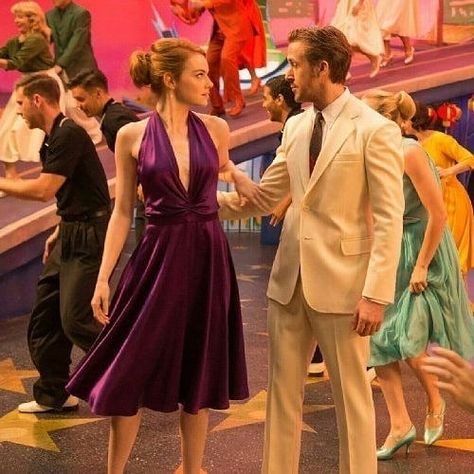 La La Land Costumes, Lala Land Dresses, Beautiful Cinematography, Damien Chazelle, Lala Land, Райан Гослинг, Ginger Rogers, Gene Kelly, Movie Shots