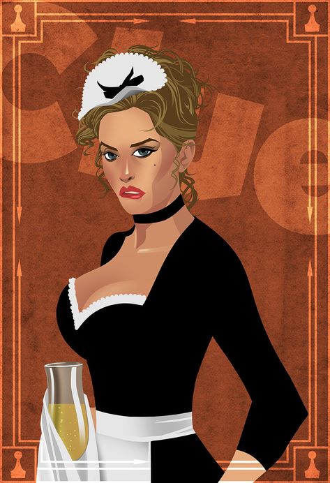 Yvette Clue, Clue Costume, Clue Movie, Clue Board, Colleen Camp, Clue Board Game, Musical Costumes, Clue Party, Clue Games