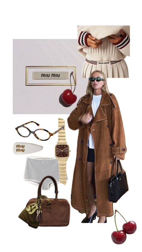 Designer, moodboard, vibes, aesthetic, miu miu, cool girl, stylish, autumn Miu Miu Store Aesthetic, Miu Miu Aesthetic Outfits, Miumiu Aesthetic, Miu Miu Aesthetic, 2025 Style, Love Being A Woman, Fashion Guide, Fashion Mood Board, Being A Woman