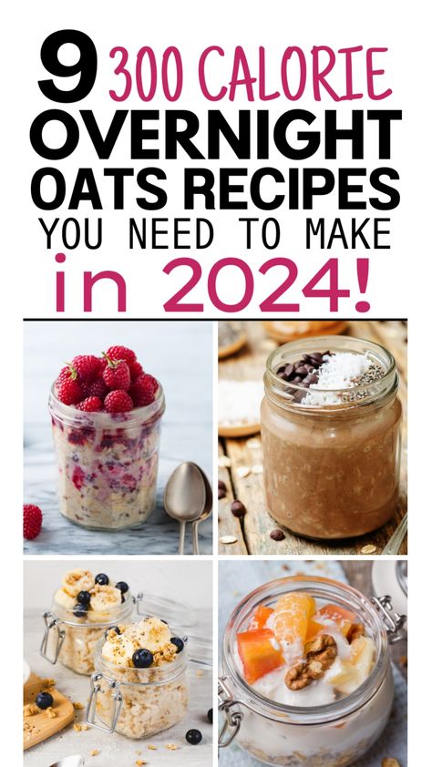 overnight oats Overnight Oats Healthy Calories, No Bake Cookies Overnight Oats, Overnight Oats 300 Calories, How Many Calories In Overnight Oats, Calories In Overnight Oats, Diet Overnight Oats Recipe, Mango Overnight Oats Healthy, Healthy Low Calorie Overnight Oats, 300 Calorie Overnight Oats