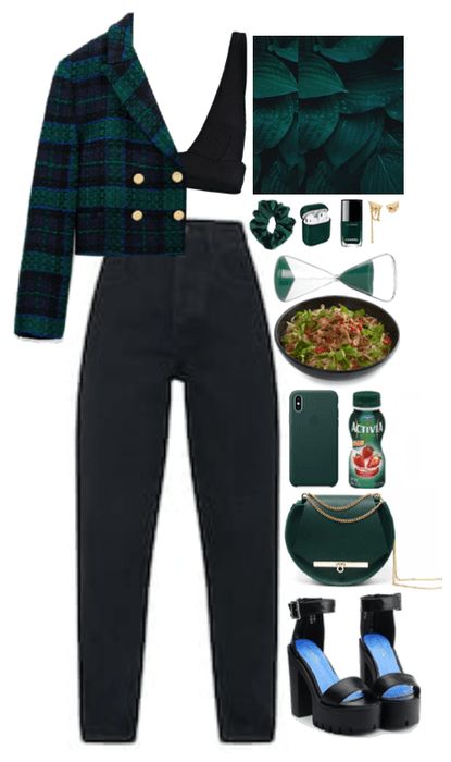 Black And Green Outfit Aesthetic, Green And Black Grunge Outfit, Dark Green Goth Outfit, Slytherin Summer Outfit, Green Gothic Aesthetic Outfit, Edgy Slytherin Outfit, Emerald Green Outfit Ideas, Green And Black Outfits, Black And Green Outfit