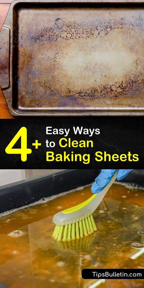 Clean Cookie Sheets Vinegar Baking Soda, Baking Soda And Hydrogen Peroxide Uses, Sheet Pan Cleaning Hacks, Cleaning Baked On Grease Cookie Sheets, Baking Soda Hydrogen Peroxide Cleaner, How To Clean Old Cookie Sheets, Diy Pan Cleaner, How To Clean Baked On Grease Off Pans, How To Clean Sheet Pans