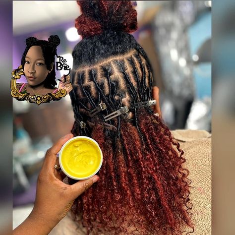 Short Locs Curly Ends, Locs With Curly Ends Styles, Loc Tips Dyed, Starter Locs Curly Ends, Starter Locs With Curly Ends, Dreads With Curly Ends, Locs Hairstyles Short, Locs With Color, Loc Sprinkles