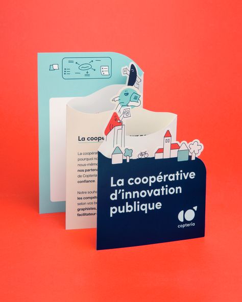 On s’est fait un petit kiff sur la découpe ✂️

À l’occasion du Salon des Maires 2023, Copteria a de nouveau fait appel à notre agence, mais cette fois-ci pour créer leur brochure de présentation.

Le brief ? « réaliser une plaquette au design innovant, que les gens auront envie de parcourir et surtout, qu'ils retiendront !»

Pari réussi non ? 🙄 Innovative Brochure Design, Bulletin Design, Brochure Design, Presentation, Branding, Design