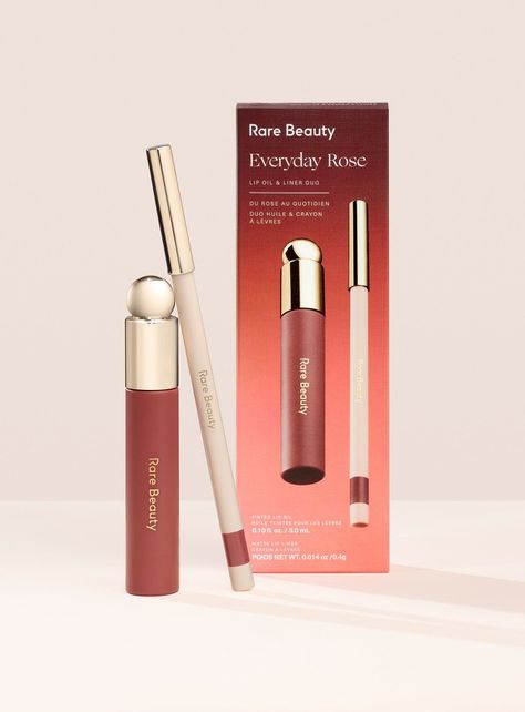 Tinted Lip Oil, Rare Beauty By Selena Gomez, Lip Jelly, Rose Lip, Bare Lip, Stunning Makeup, Lip Set, Rosé Brown, Rare Beauty