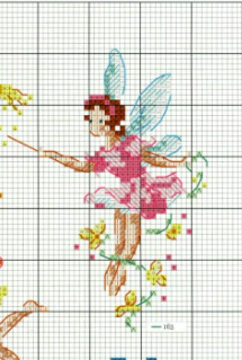 Pixel Grid Ideas, Fairy Cross Stitch Pattern, Fairy Cross Stitch, Cross Stitch Blackwork, Pixel Grid, Cross Stitch Knitting, Cross Stitch Fairy, Embroidery Hearts, Cross Stitch For Kids