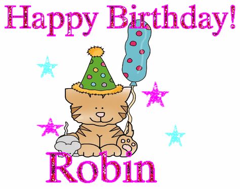 Glitter Text » Personal » Happy Birthday Robin! Description from glitter-graphics.com. I searched for this on bing.com/images Robin Images, Happy Birthday Robin, A Bed Of Roses, Happy Birthdays, N Scale Model Trains, Model Train Accessories, N Scale Trains, Bed Of Roses, Glitter Text