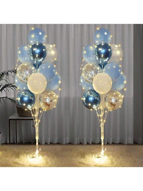 1 Set, 51 Inch Giant Balloon Column Kit - Sturdy PP Column Stand(The Product Does Not Include Balloons), Backdrop Decoration For Wedding, Baby Shower, Birthday Party Supplies - Uncharged, Easy Assembly, Durable, And Reusable Multicolor    PP     Baby Supplies, size features are:Bust: ,Length: ,Sleeve Length: Celestial Balloon Arch, Moon Stars Baby Shower Ideas, Balloon Wedding Decor, Twinkle Star Party, Nautical Birthday Cakes, Moon Stars Baby Shower, Baby Shower Unisex, Balloons Backdrop, Giant Balloon