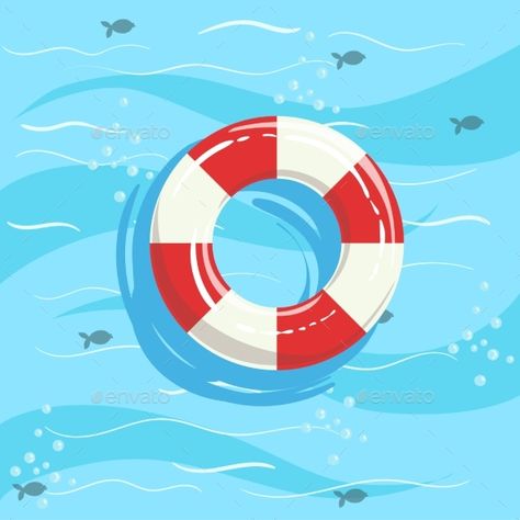 Life Preserver Ring, Donut Pool, Candle Illustration, Background Beach, Outdoor Pool Area, Inktober 2023, Autodesk Sketchbook, International Days, Life Preserver