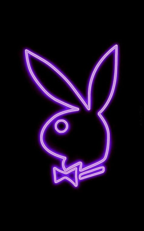 Neon Purple Wallpaper Iphone, Purple Neon, Neon Purple Pictures, Purple Neon Background Aesthetic, Icon Design Purple Neon, Playboy Tattoo, Playboy Bunny Tattoo, Black And Purple Neon Wallpaper, Dark Purple Neon Aesthetic