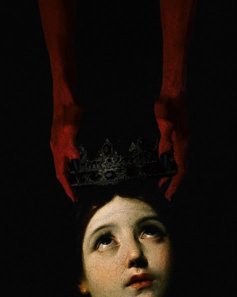 In The Dark, The Sky, A Woman, Crown, Art