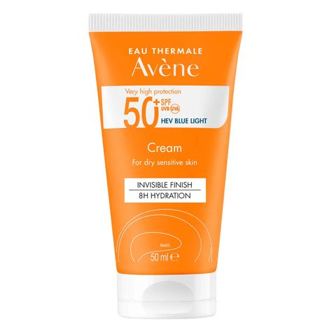 Avène Very High Protection Sun Cream SPF50+ for Dry Sensitive Skin 50ml | Free US Shipping | lookfantastic Avene Thermal Spring Water, Bleach London, Tinted Spf, Facial Sunscreen, Dry Sensitive Skin, Benzoic Acid, Protector Solar, Cosmetic Skin Care, Sun Cream