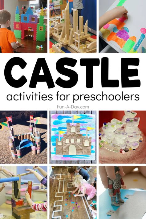 Castle Activities, Engineering Projects For Kids, Fairy Tales Preschool, Princess Activities, Lesson Plan Ideas, Castle Crafts, Fairy Tale Activities, Fairy Tale Crafts, Castle Project