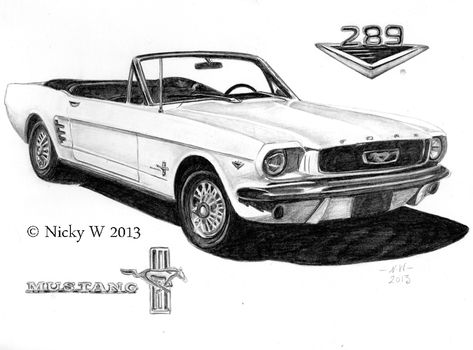 Graphite pencil drawing of 1966 Ford Mustang Old Mustang Drawing, Ford Mustang 1960, Mustang 66, Mustang Drawing, Car Sketching, Mustang Art, Cars Mustang, Holden Australia, Cars Drawing