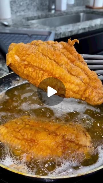 Damn! That Looks Delicious on Instagram: "Follow: @instarecipe_lover  🌟 Curated by @instafood_lover  👥 Inquiries and Partnerships? Email! 💸 DM for Promos! 💸 🥘 Follow For More! direct.me/instafoodmedia  Let’s make some Fried Catfish!! 🎥 by @therealjustk! .  . Ingredients: . Clean your catfish filets Add mustard and 1 egg Add hotsauce Add seasonings (Season salt, smoked paprika, pepper, garlic powder) Dredge in flour and fish fry Fry on med/ high heat for 4-6 minutes on each side.. I poke holes in my fish with a fork while frying. . Enjoy!" Pan Fried Catfish, Fried Catfish Recipes, Season Salt, Southern Fried Catfish, Pan Fried Fish, Paprika Pepper, Catfish Recipes, Fried Catfish, Soul Food Dinner