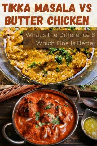 Tikka Masala vs Butter Chicken: What's the Difference and Which One Is Better? Butter Chicken Tikka Masala, Chicken Tiki Masala, Butter Paneer Masala, Butter Paneer, Butter Masala Recipe, Indian Dinner Recipes, Garlic Herb Chicken, Masala Sauce, Indian Dinner