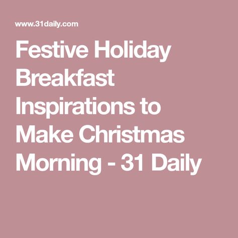 Festive Holiday Breakfast Inspirations to Make Christmas Morning - 31 Daily Slow Cooker Grits, Breakfast Ideas For Christmas Morning, Holiday Breakfast Ideas, Bread Casserole, 31 Daily, Potato Frittata, Sausage Potatoes, Holiday Breakfast, Ideas For Christmas