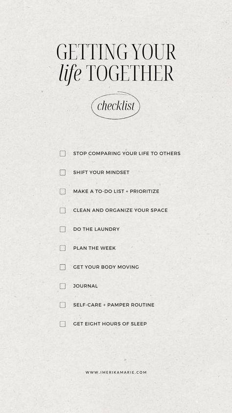 Getting My Life Together Aesthetic List, Getting Life Back Together, Getting Life Together Checklist, Get Life Together Checklist, Getting My Life Together List Template, Reset Day Checklist, Get Ur Life Together, Getting Your Life Together, Getting Your Life Together Aesthetic