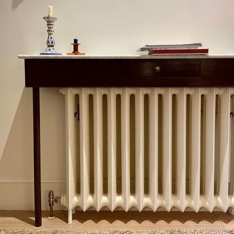 Hallway Radiator, Beata Heuman, Kitchen Wardrobe, Wardrobe Furniture, Boot Room, Handmade Wardrobe, Radiator Cover, Kitchen Extension, Handmade Kitchens