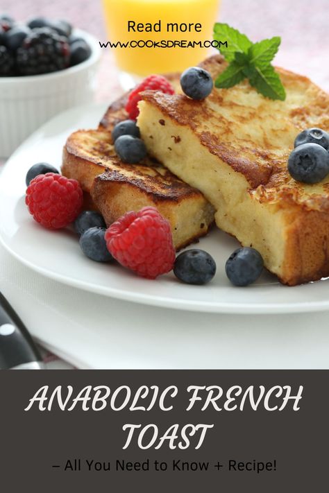 Anabolic French toast is the easiest starting recipe for those curious about following an anabolic diet. It’s also incredibly convenient to meal prep ahead of time, making it a breakfast staple for much of the anabolic community. | What Is Anabolic French Toast? | When Should I Eat Anabolic French Toast? | Is Anabolic French Toast Good For Weight Loss? | #anabolicfrenchtoast #weightloss #healthyeating Anabolic Diet, Liquid Egg Whites, Liquid Eggs, Sugar Free Syrup, Meal Prep Containers, Meal Prepping, Cooking Together, Toast Recipes, Recipe Details