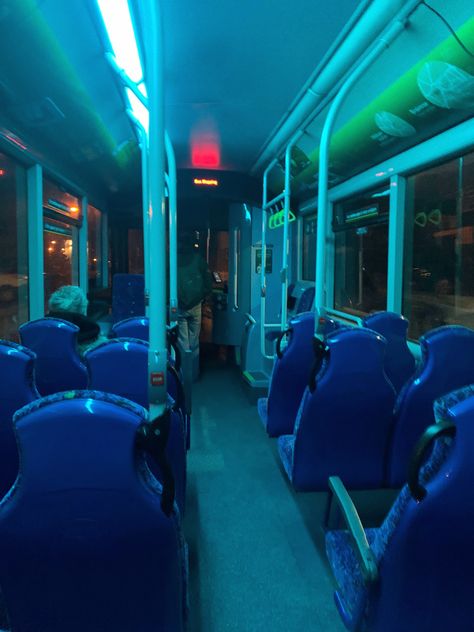 nostalgia autumn winter bus aesthetic blue cold tone Cadet Aesthetic, Bus Aesthetic, Bus Home, Blue Bus, Space Cadet, Bus House, Aesthetic Blue, Orange Aesthetic, Brand Board