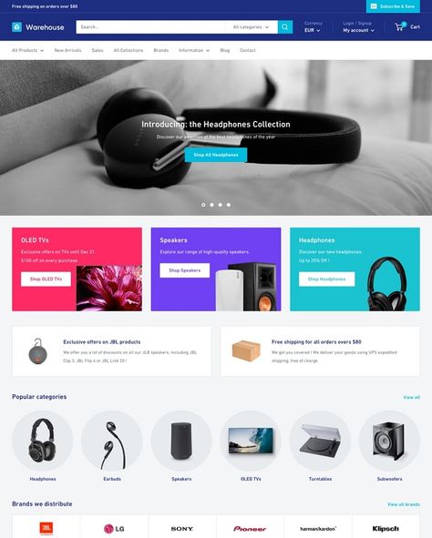 Free and Premium Shopify themes to start using Best Shopify Themes, Ecommerce Website Template, Shopify Templates, Shopify Website Design, Theme Template, Ecommerce Themes, Free Website Templates, Shopify Website, Shopify Store