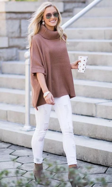 Mauve Sweater Outfit, Mauve Outfit, Mauve Sweater, Turtleneck Sweaters, Trendy Sweaters, Sweater Outfit, Womens Turtleneck, Beautiful Sweater, Trendy Clothes For Women