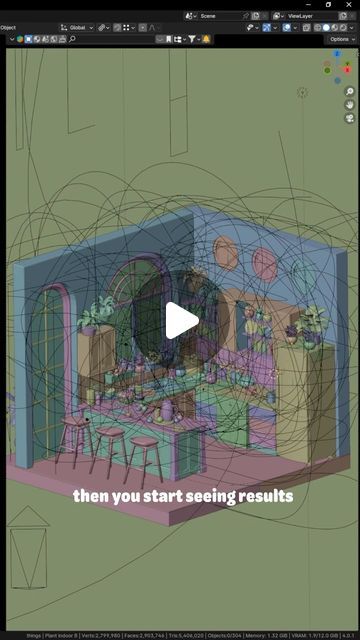 Viscous Realm | 3d Enthusiast | Blender Artist on Instagram: "Sometimes i wonder I really work for 5 days on an average to generate a  7 second animation😂😂.  #b3d #blender3d #blendercommunity #3drender #3d #3dartist #3danimation #3dbreakdown #3dart #3dblender #3dblendered #3dmodeling #3dmodel #3disometric" Blender Motion Graphics, 3d Art Blender, Blender 3d Art, Blender 3d Animation, Blender Animation, 3d Motion Graphics, Sometimes I Wonder, Blender 3d, 3d Artist