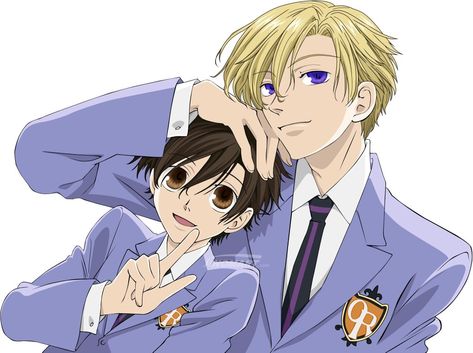 Ouran Highschool Host Club, Host Club Anime, Top 5 Anime, Ouran Highschool, Ouran Host Club, Ouran High School Host Club, High School Host Club, Host Club, Cute Anime Couples