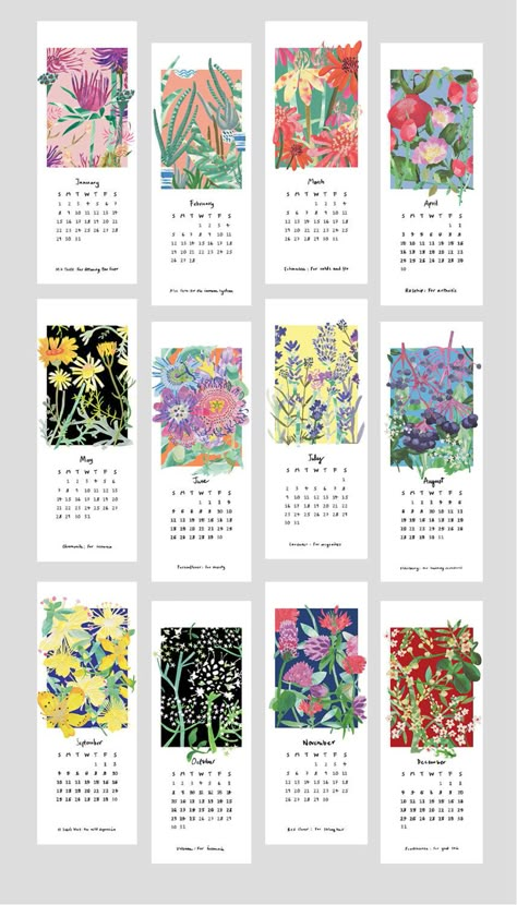 Calendar Design Inspiration, Creative Calendar, 달력 디자인, Planning Calendar, Miss Moss, 2016 Calendar, Diy Calendar, 카드 디자인, Calendar Design