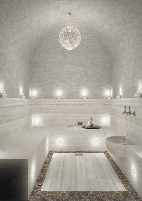 Sauna Bathroom Design, Turkish Hamam, Hammam Spa, Home Spa Room, Indoor Spa, Piscina Interior, Spa Interior Design, Spa Room Decor, Spa Rooms