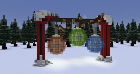 Santas Grotto Minecraft, Aesthetic Minecraft Christmas Builds, Christmas Ideas Minecraft, Minecraft Christmas Village Ideas, Minecraft Small Village Ideas, Minecraft Xmas Builds, Minecraft Snow Village Ideas, Christmas Builds Minecraft, Winter Wonderland Minecraft