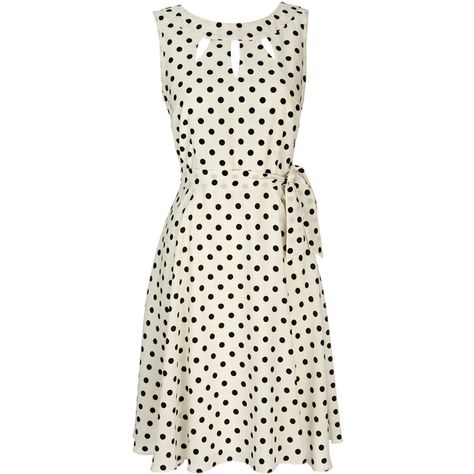 50's Housewife, Ascot Dresses, Áo Blu, Dots Fashion, Race Day Outfits, Polka Dots Fashion, Spotted Dress, White Polka Dot Dress, Polka Dot Dress