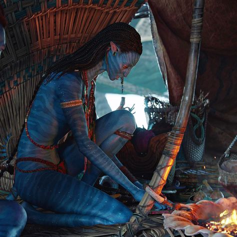 Neytiri Avatar 2, James Cameron Movies, Neytiri Avatar, Avatar James, Avatar 2 Movie, Avatar The Way Of Water, Avatar James Cameron, Avatar Films, Avatar Fan Art