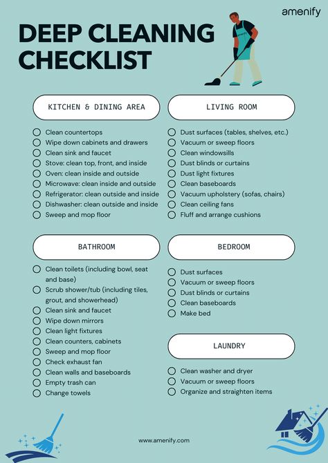 Room Deep Cleaning Checklist, Bedroom Deep Clean Checklist, Deep Clean Bedroom Checklist, Room Deep Cleaning, Clean Bedroom Checklist, Cleaning Bedroom Checklist, Bedroom Deep Clean, Deep Cleaning Bedroom, Room By Room Cleaning Checklist