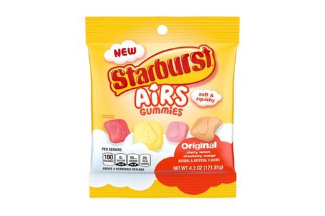 Gummies Candy, Starburst Candy, Candy Icon, Sour Fruit, Plant Based Snacks, Desired Reality, Flavored Sugar, Peg Bag, Candy Brands