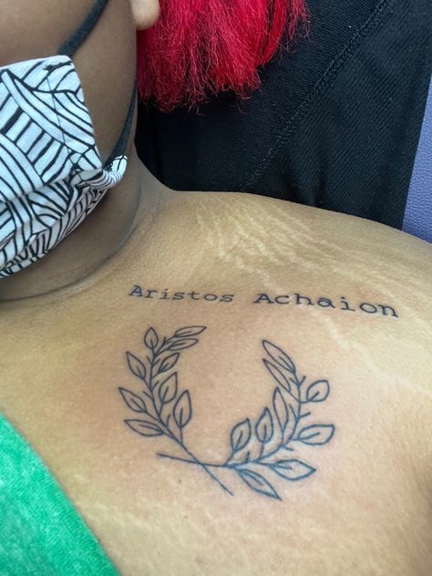 The Song If Achilles Tattoo, Lyre Tattoo Achilles, Tsoa Tatoos, Achilles Tattoo Ideas, Achilles Tattoo Design, Tattoo Achilles, Iliad Tattoo, The Song Of Achilles Symbols, Patrochilles Tattoo