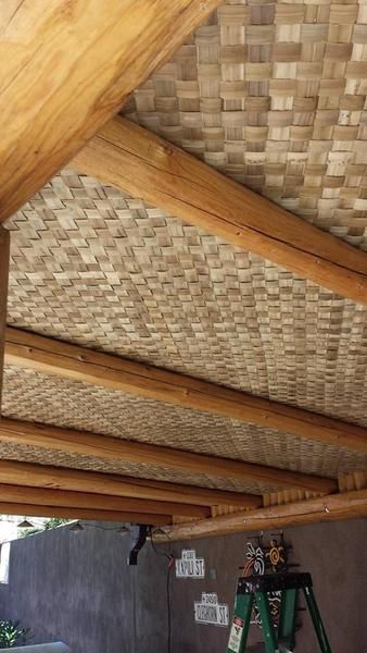 Bamboo Roof, Bamboo Ceiling, Casa Cook, Bamboo House Design, Mud House, Bamboo Architecture, Bamboo Decor, Rest House, Bamboo House