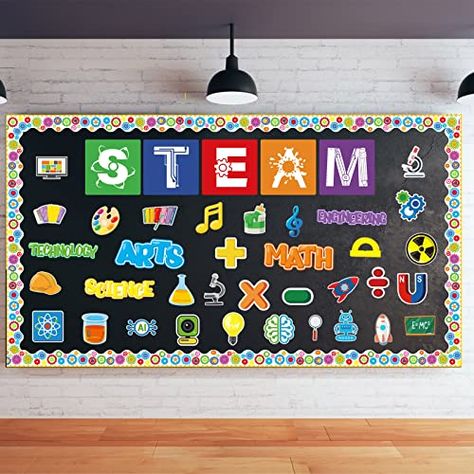 Stem Display Board, Steam Bulletin Board Ideas, Steam Bulletin Board, Information Bulletin Boards, Stem Bulletin Boards, Stem Room, Sunflower Tree, Science Bulletin Boards, Holiday Bulletin Boards