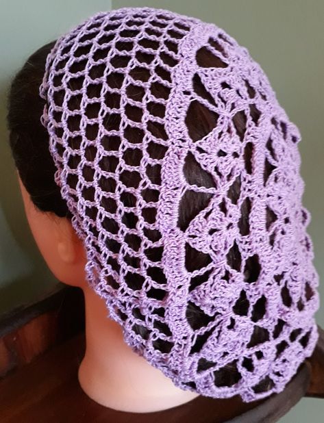 Berka II Fancy Snood in Cotton Crochet Snood Free Pattern Simple, Crochet Snood Free Pattern, Hair Snood Pattern, Easy Snood Crochet Pattern, Large Dog Snood Crochet Pattern, Crochet Hair Net Snood Free Pattern, Crochet Headwear, Snood Pattern, Hairstyles Theme