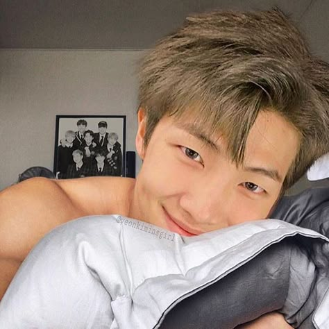 I Literally Choked And Had A Heart Attack. Shirtless Nam Joon Everyone.  I Think I Can Pass Out Now Bts, Bed