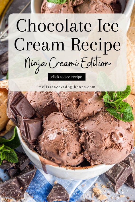 Looking for a simple yet delicious chocolate ice cream recipe? This easy Ninja Creami chocolate ice cream guide is perfect for whipping up a rich and creamy treat in no time. Chocolate Ice Cream Ninja Creami, Chocolate Ninja Creami, Chocolate Ninja Creami Ice Cream Recipes, Ninja Creami Ice Cream Recipes Chocolate, Homemade Chocolate Ice Cream Recipes, Easy Ninja Creami Recipes, Ninja Creami Chocolate Ice Cream, Easy Chocolate Ice Cream Recipe, Ninja Creamy