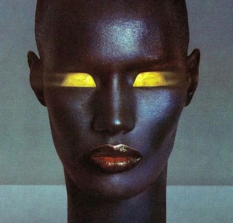 Grace jones photographed by Jean-Paul Goude Jean Paul Goude, Afro Futurism, Black Future, Grace Jones, Studio 54, Amazing Grace, Futurism, Juno, Black Is Beautiful