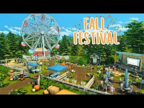 Building a FALL FESTIVAL in the Sims 4! | Sims 4 Speed Build - YouTube The Sims 4 Sims, Sims 4 Sims, Sims 4 Speed Build, Sims Community, Fall Festival, The Sims 4, Fall Season, The Sims, Sims 4